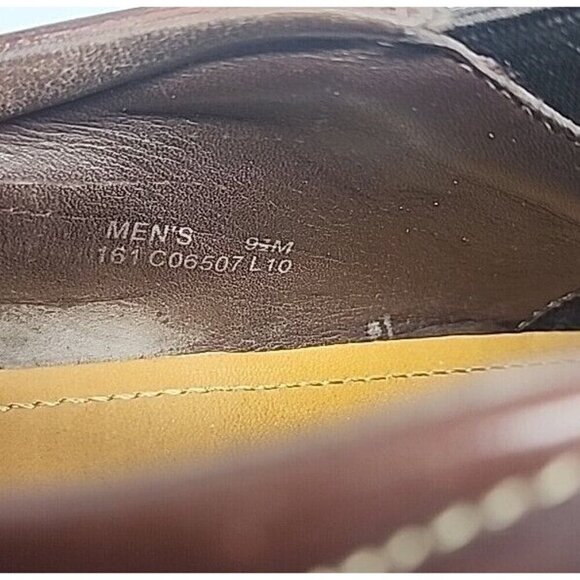 Cole Haan Shoes Mens 9.5 M Everett Air Stitched Bicycle Toe Loafer C06507 Brown - Picture 8 of 9